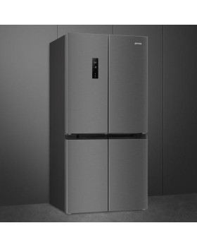Külmik smeg, 179 cm, 322/166 l, 37 db, puutetundlik, nofrost, tume rv teras-foto4
