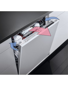 Nõudepesumasin aeg, integreeritav, 3 korvi, 60 cm, 42 db-foto6