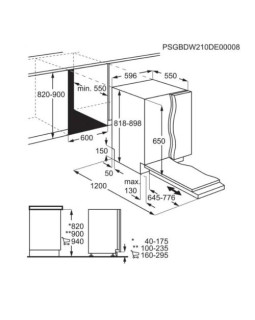 Nõudepesumasin aeg, integreeritav, 60 cm, 42 db-foto2