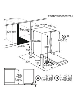 Nõudepesumasin aeg, integreeritav, 60 cm, 44 db-foto2