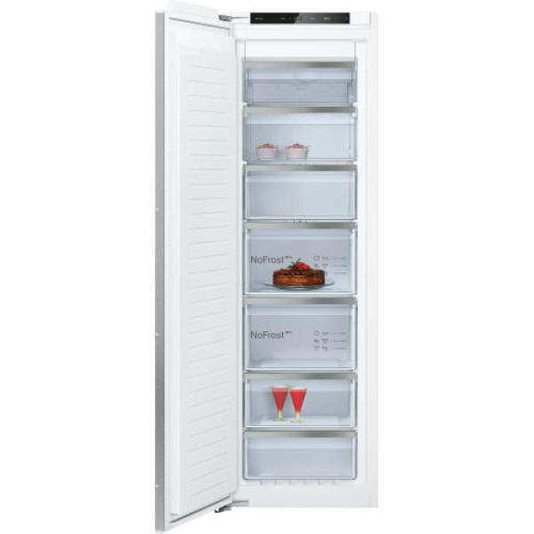 Sügavkülmik neff, integreeritav, 177 cm, 212 l, 35 db, nofrost, valge