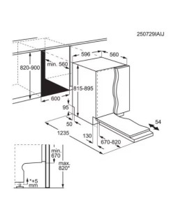Nõudepesumasin aeg, integreeritav, comfortlift, 3 korvi, 60 cm, 38 db-foto4