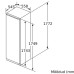 Sügavkülmik bosch, integreeritav, 178 cm,  212 l, 35 db, nofrost, elektrooniline juhtimine Kodumasinad