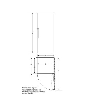 Sügavkülmik bosch, 191 cm, 365 l, 38 db, elektrooniline juhtimine, nofrost, valge-foto3