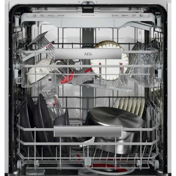 Nõudepesumasin aeg, integreeritud, 3 korvi, 60 cm, 38 db, rv-paneeliga