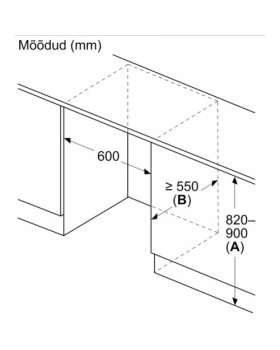 Sügavkülmik bosch, integreeritav, 82 cm, 85 l, 35 db, nofrost, elektrooniline juhtimine-foto5
