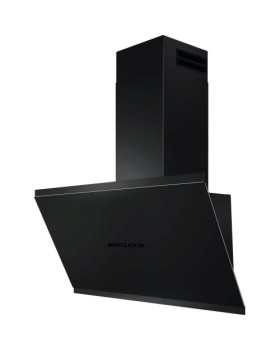 Õhupuhastaja aeg, seina, 90 cm, hob2hood, max 55 db, 760 m3/h, matt must