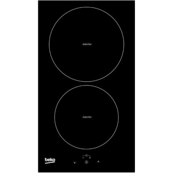 Pliidiplaat beko, 2 x induktsioon, 29 cm, must, lõigatud serv