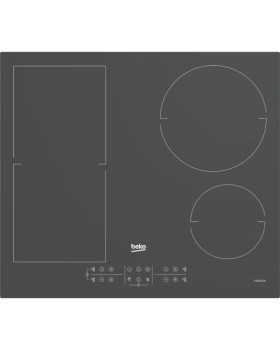 Pliidiplaat beko, 4 x induktsioon, 60 cm, tumehall, lõigatud serv