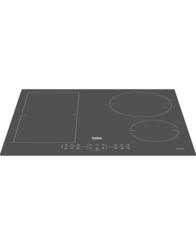 Pliidiplaat beko, 4 x induktsioon, 60 cm, tumehall, lõigatud serv-foto2