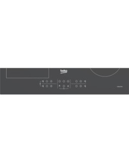 Pliidiplaat beko, 4 x induktsioon, 60 cm, tumehall, lõigatud serv-foto4