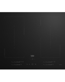 Pliidiplaat beko, 4 x induktsioon, 60 cm, must, lõigatud serv