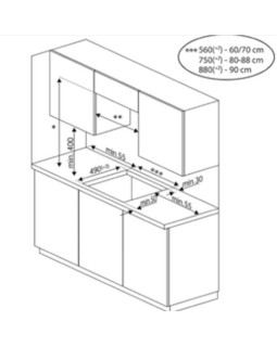 Pliidiplaat beko, 4 x induktsioon, 60 cm, must, faasitud serv-foto2
