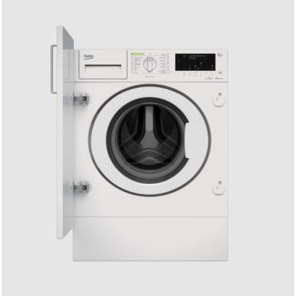 Pesumasin-kuivati beko, integreeritav, 8/5 kg, 1400 p/min, valge