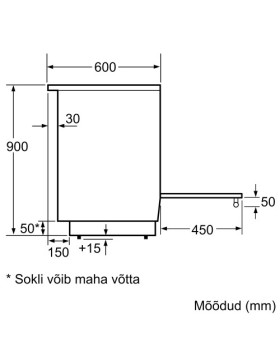 Elektripliit bosch, 4 x induktsioon, elektriahi, ecoclean, 60 cm, must-foto7