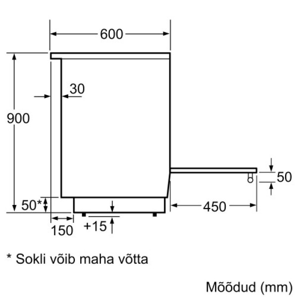 Elektripliit bosch, 4 x induktsioon, elektriahi, ecoclean, 60 cm, must Kodumasinad