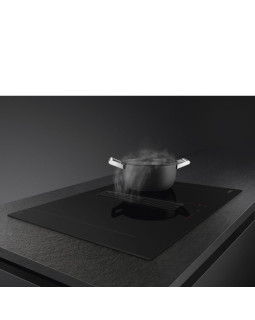 Õhupuhastiga pliidiplaat smeg, 4 x induktsioon, 70 cm, 650 m3/h, 68 db, lõigatud serv, must-foto4