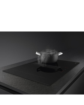 Õhupuhastiga pliidiplaat smeg, 4 x induktsioon, 70 cm, 650 m3/h, 68 db, lõigatud serv, must-foto4