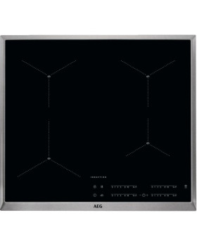 Pliidiplaat aeg, 4 x induktsioon, 58 cm, hob2hood, must, rv raam