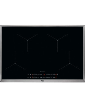 Pliidiplaat aeg, 4 x induktsioon, 77 cm, hob2hood, must, rv raam