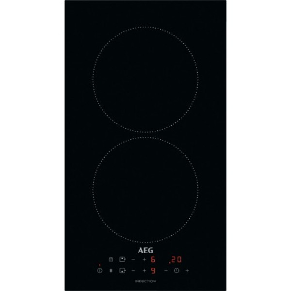 Pliidiplaat aeg, domino, 2 x induktsioon, 29 cm, must, lõigatud servad Kodumasinad