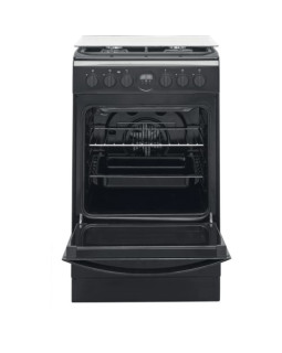 Gaasipliit indesit, 4 x gaas, 60 l, elektriahi, hüdrolüüs, 50 cm, must-foto2