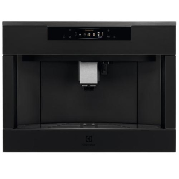 Espresso kohvimasin electrolux, integreeritav, automaatne piimavahustaja, matt must