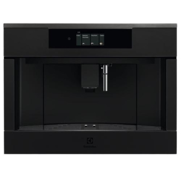 Espresso kohvimasin electrolux, integreeritav, automaatne piimavahustaja, matt must