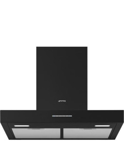 Õhupuhastaja smeg, seina, 60 cm, 686 m3/h, 64 db, matt must