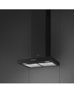 Õhupuhastaja smeg, seina, 60 cm, 686 m3/h, 64 db, matt must-foto2