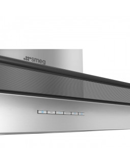 Õhupuhastaja smeg, seina, 60 cm, 677 m3/h, 62 db, rv teras/klaas-foto2