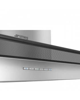 Õhupuhastaja smeg, seina, 60 cm, 677 m3/h, 62 db, rv teras/klaas-foto2