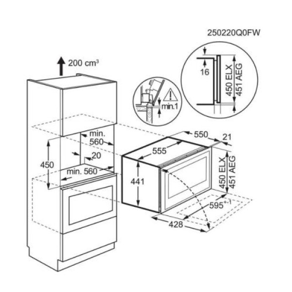 Veinikülmik electrolux, integreeritav, puutejuhtimine, matt must