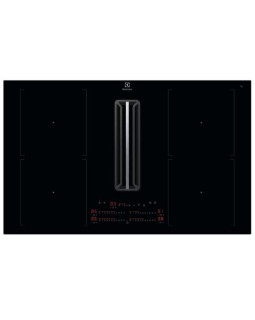 Õhupuhastiga pliidiplaat electrolux, 4 x induktsioon, 83 cm, 630 m3/h, 64 db, lõigatud servad