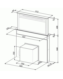 Õhupuhastaja smeg, 60 cm, rv teras/must klaas-foto2
