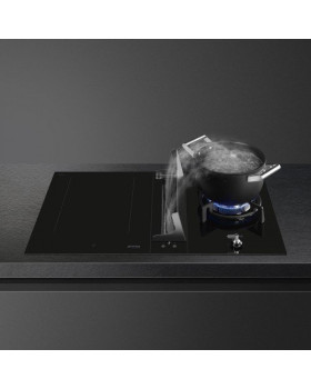 Õhupuhastaja smeg, 12 cm, 550 cm3/h, must klaas-foto5