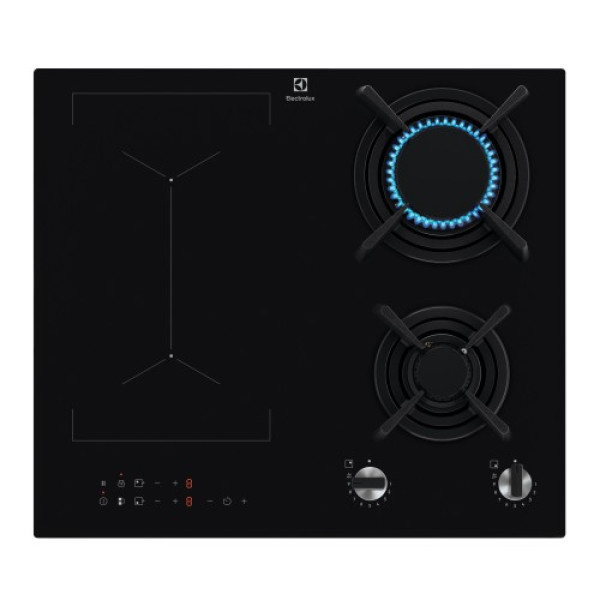 Pliidiplaat electrolux, 2x gaas +2x induktsioon, 60 cm, lõigatud servad Kodumasinad