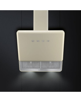 Õhupuhastaja smeg 50-ndate stiil, seina, 75 cm, kreem-foto3