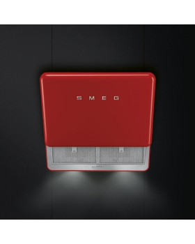 Õhupuhastaja smeg 50-ndate stiil, seina, 75 cm, punane-foto2