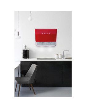 Õhupuhastaja smeg 50-ndate stiil, seina, 75 cm, punane-foto5