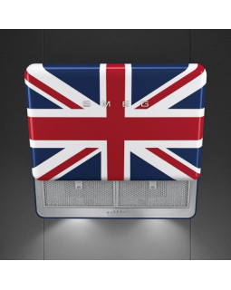 Õhupuhastaja smeg, 50-ndate stiil, seina, 75 cm, 797 m3/h, 67 db, union jack-foto2