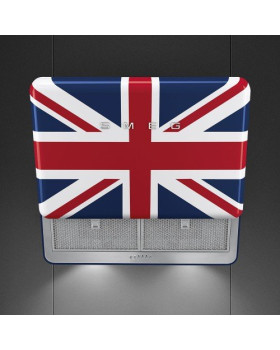Õhupuhastaja smeg, 50-ndate stiil, seina, 75 cm, 797 m3/h, 67 db, union jack-foto2