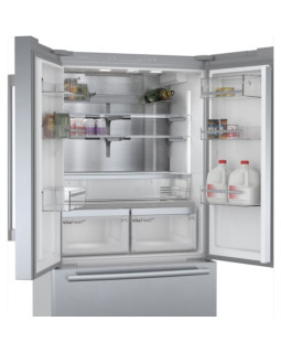 Külmik bosch, side-by-side, 183 cm, 402/171 l, 39 db, elektrooniline juhtimine, noforst, rv teras-foto2