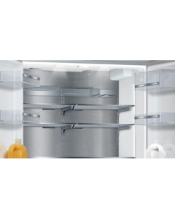 Külmik bosch, side-by-side, 183 cm, 402/171 l, 39 db, elektrooniline juhtimine, noforst, rv teras-foto4