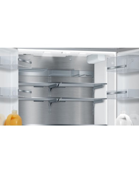 Külmik bosch, side-by-side, 183 cm, 402/171 l, 39 db, elektrooniline juhtimine, noforst, rv teras-foto4