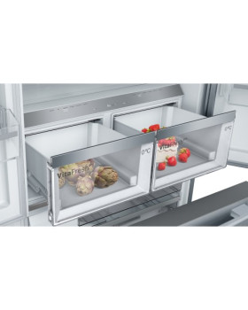 Külmik bosch, side-by-side, 183 cm, 402/171 l, 39 db, elektrooniline juhtimine, noforst, rv teras-foto5