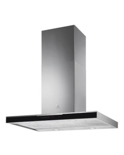 Õhupuhastaja electrolux, saare, 90 cm, hob2hood, silencetech, 740m3/h, 54 db, must/rv-teras