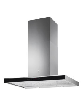 Õhupuhastaja electrolux, saare, 90 cm, hob2hood, silencetech, 740m3/h, 54 db, must/rv-teras