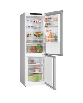 Külmik bosch, 186 cm, 218/103 l, 35 db, elektrooniline juhtimine, nofrost, inox-foto2