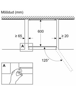 Külmik bosch, 186 cm, 218/103 l, 35 db, elektrooniline juhtimine, nofrost, inox-foto5